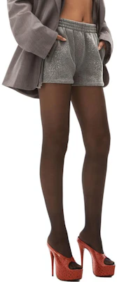 (W) 亚历山大王纯色字母印花中腰休闲短裤. 4CC3234386-079 Purchase (W) 亚历山大王纯色字母印花中腰休闲短裤. 4CC3234386-079