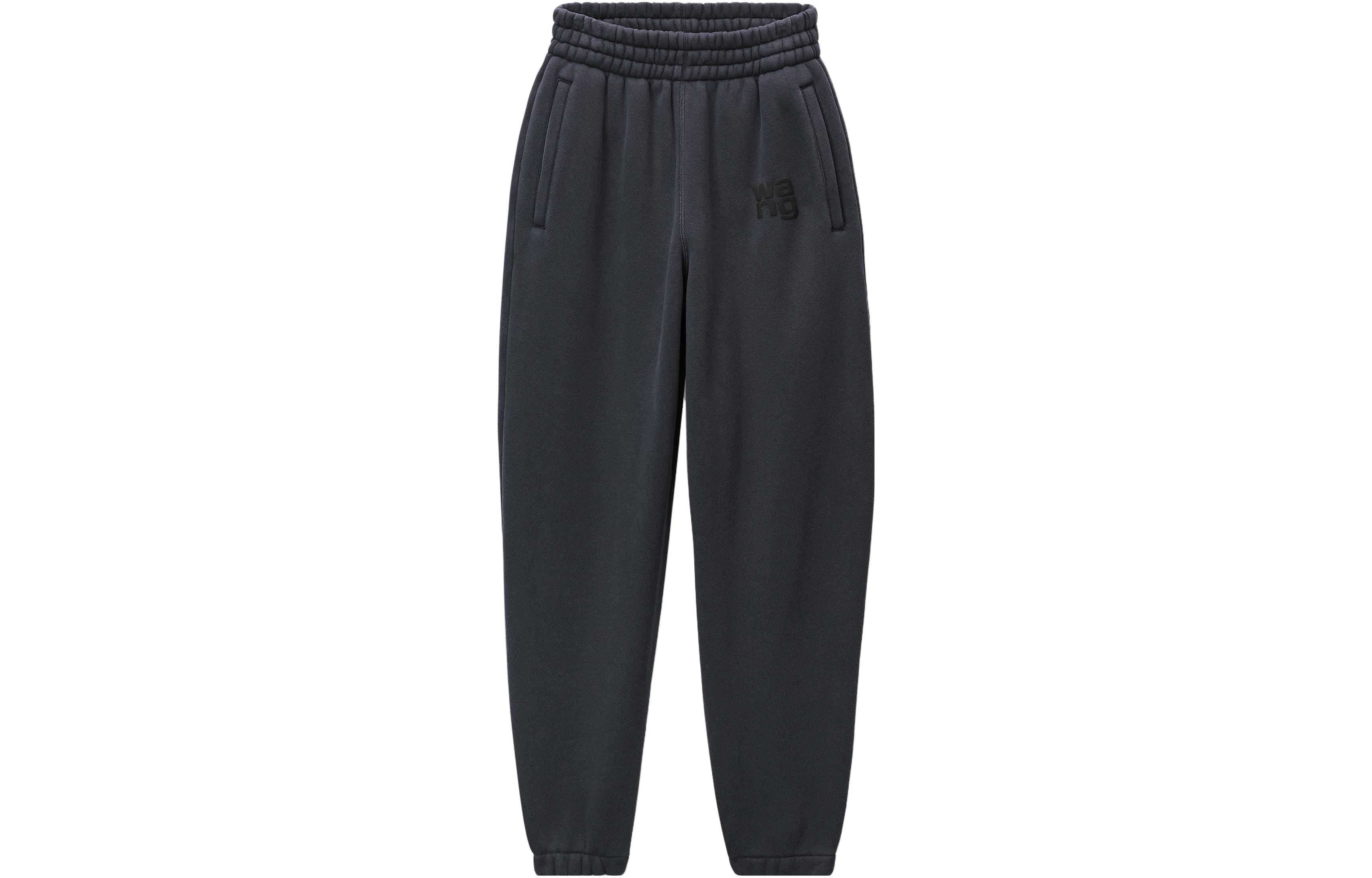 Order (Women) Alexander Wang  Solid Color Mid-Waist Elastic Casual Pants 4CC3224348-094