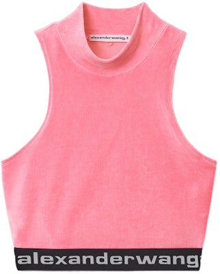 (W) Alexander Wang 純色高領無袖上衣 蓮花粉紅 4CC2211212-957 Order (W) Alexander Wang 純色高領無袖上衣 蓮花粉紅 4CC2211212-957