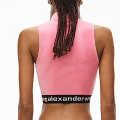 (W) Alexander Wang 純色高領無袖上衣 蓮花粉紅 4CC2211212-957 Purchase (W) Alexander Wang 純色高領無袖上衣 蓮花粉紅 4CC2211212-957