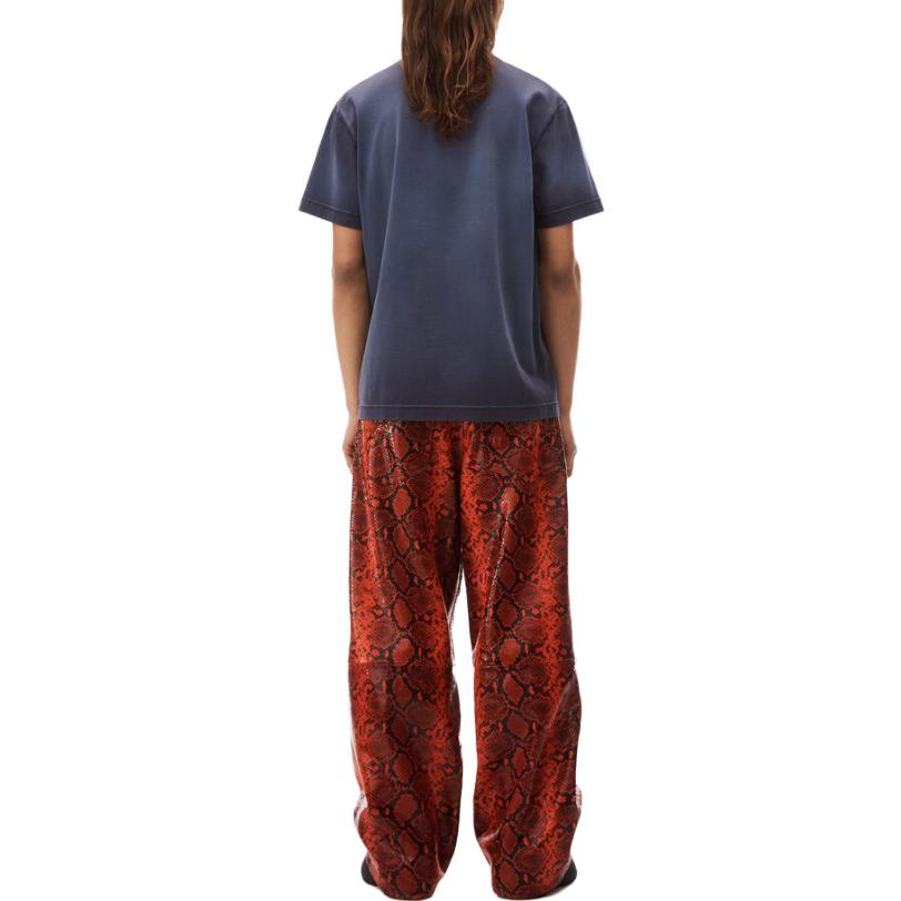 Shop (W) 알렉산더왕 퍼플 크루넥 반팔 티셔츠 솔리드 컬러. UCC4231666-506