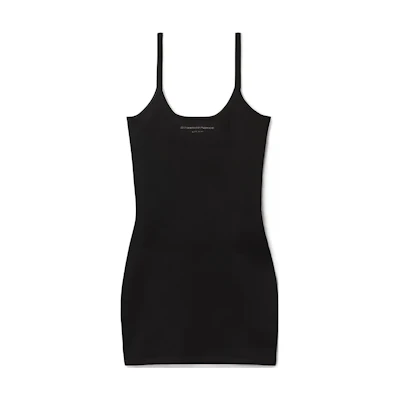 (Women) Alexander Wang Solid Color Sleeveless Mini Dress - Black 4KC2236026-001