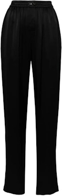 (Women) Alexander Wang Solid High-Waisted Straight-Leg Casual Pants Black 1WC2244723-001 Order (Women) Alexander Wang Solid High-Waisted Straight-Leg Casual Pants Black 1WC2244723-001