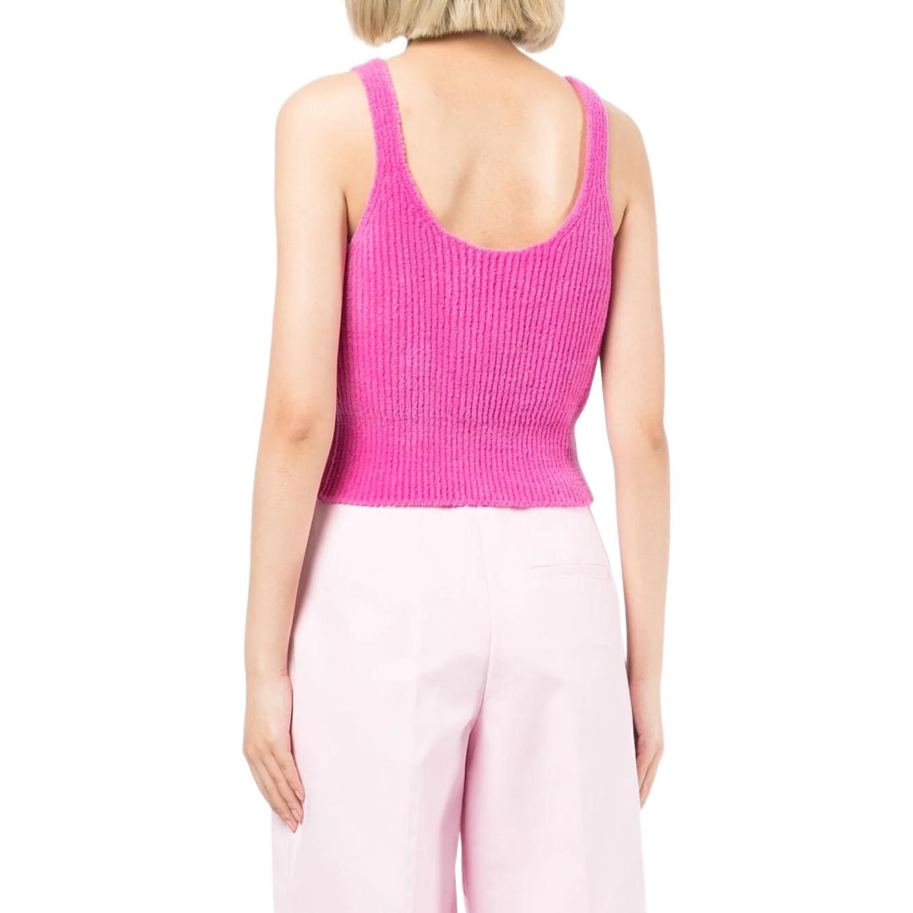 Purchase (W) 亚历山大王 粉色罗纹针织背心 4KC1221014SS22-679