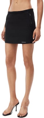 (W) Alexander Wang SS24 Rok Kasual Minimalis Hitam Terry Pocket Klasik. 4CC1245056-BLACK Shop (W) Alexander Wang SS24 Rok Kasual Minimalis Hitam Terry Pocket Klasik. 4CC1245056-BLACK