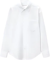 (Women) Alexander Wang SS24 White Solid Casual Long Sleeve Shirt. 4WC2241482-White (Women) Alexander Wang SS24 White Solid Casual Long Sleeve Shirt. 4WC2241482-White