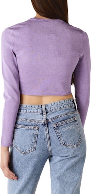 (W) Alexander Wang V-Neck Knit Top Logo Bordir Ungu Anggur. 4KC3233019544 Shop (W) Alexander Wang V-Neck Knit Top Logo Bordir Ungu Anggur. 4KC3233019544