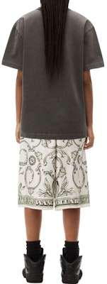 (W) Alexander Wang Baju T Hitam Pudar Corak Logo Hati Lengan Pendek. UCC4231672-011 Lookbook (W) Alexander Wang Baju T Hitam Pudar Corak Logo Hati Lengan Pendek. UCC4231672-011