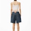 Purchase (Women) Alexander Wang White Cropped Tank Top with Logo. 4KC2231028-104