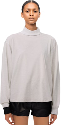 (W) 알렉산더 왕 화이트 하이넥 심플 긴소매 스웻셔츠 1CC4211543-050 Details for (W) 알렉산더 왕 화이트 하이넥 심플 긴소매 스웻셔츠 1CC4211543-050