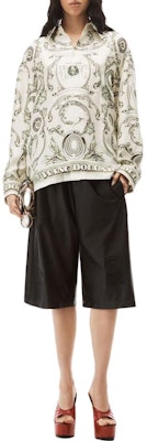 (Women) Alexander Wang White Long-Sleeve Shirt with Printed Collared Design. 1WC3231831-353 Lookbook (Women) Alexander Wang White Long-Sleeve Shirt with Printed Collared Design. 1WC3231831-353