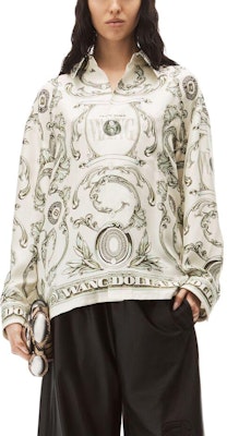 (Women) Alexander Wang White Long-Sleeve Shirt with Printed Collared Design. 1WC3231831-353 Shop (Women) Alexander Wang White Long-Sleeve Shirt with Printed Collared Design. 1WC3231831-353