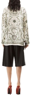 (Women) Alexander Wang White Long-Sleeve Shirt with Printed Collared Design. 1WC3231831-353 Purchase (Women) Alexander Wang White Long-Sleeve Shirt with Printed Collared Design. 1WC3231831-353