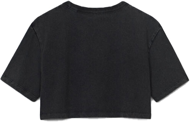 (W) 亚历山大王酸洗标志短款T恤 黑色 1CC1201327 Lookbook (W) 亚历山大王酸洗标志短款T恤 黑色 1CC1201327