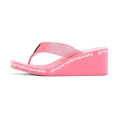 (W) Alexander Wang Wedge Flip Flop 'Neon Bubblegum'