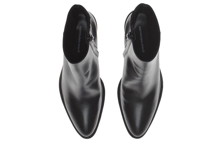 (W) Alexander Wang Anna Ankle Boot 'Rose Gold Cutout Heel - Black' 圖 4