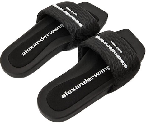 (Women) Alexander Wang AW Slides 'Black' 30221S059001 Shop (Women) Alexander Wang AW Slides 'Black' 30221S059001