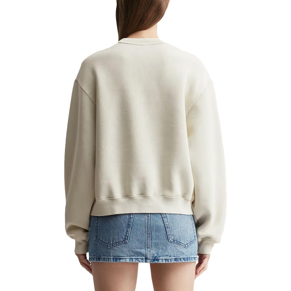 (Women) Alexander Wang Beige Casual Pullover Sweatshirt with Letter Print 4CC3221360 圖 5