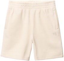(Women) Alexander Wang Beige Rhinestone Logo Straight Shorts Casual Style. 4CC3214101-120 (Women) Alexander Wang Beige Rhinestone Logo Straight Shorts Casual Style. 4CC3214101-120