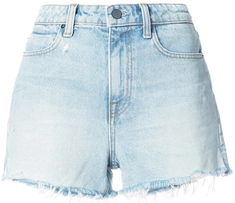 (Women) Alexander Wang Bite Frayed Denim Shorts Women Blue 4D994037AD-108 Buy (Women) Alexander Wang Bite Frayed Denim Shorts Women Blue 4D994037AD-108
