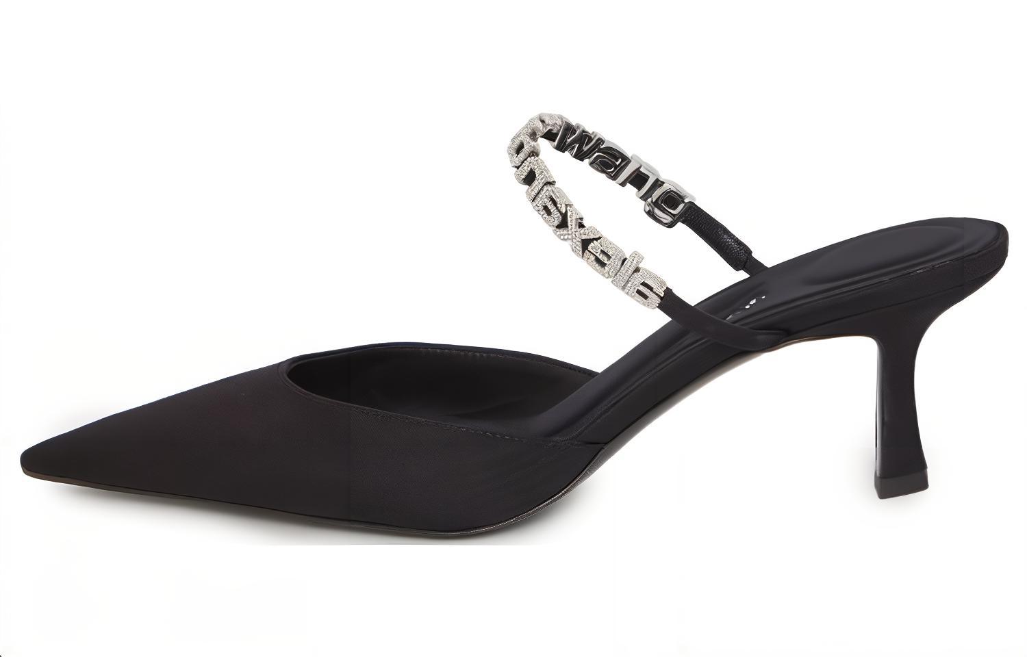 (W) Alexander Wang Black 'CMFTable Fashion Slipper'