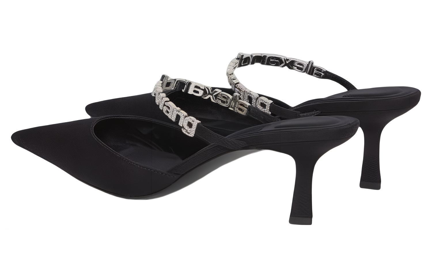 (W) Alexander Wang Black 'CMFTable Fashion Slipper' 圖 3