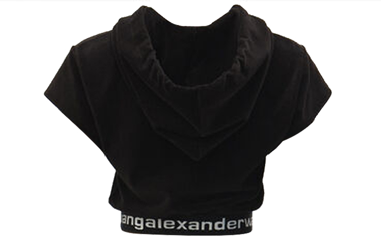 (Women) Alexander Wang Black Corduroy Hoodie 4W491009U9 圖 3
