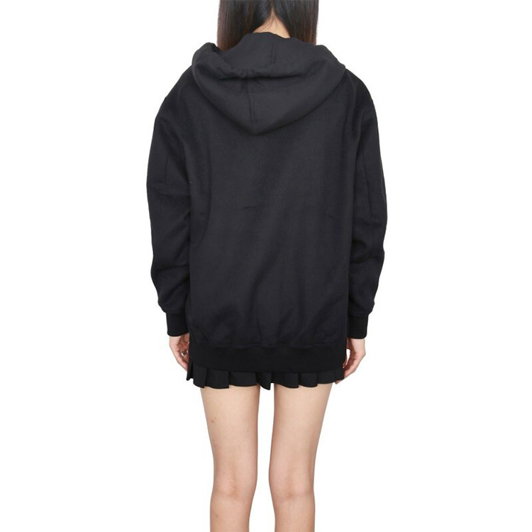 (Women) Alexander Wang Black Drawstring Zip-Up Hoodie Jacket. 1W272407C3-044 圖 6