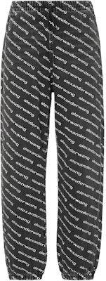 (W) Alexander Wang Seluar Jogger Denim Hitam Cetakan Logo Penuh. 4DC3214997-060 Order (W) Alexander Wang Seluar Jogger Denim Hitam Cetakan Logo Penuh. 4DC3214997-060