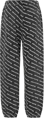 (W) Alexander Wang Seluar Jogger Denim Hitam Cetakan Logo Penuh. 4DC3214997-060 Lookbook (W) Alexander Wang Seluar Jogger Denim Hitam Cetakan Logo Penuh. 4DC3214997-060