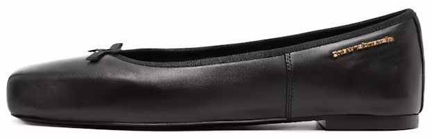 (Women) Alexander Wang Black Leather Casual Minimalist Fashion Sneakers. 30124F037001 (Women) Alexander Wang Black Leather Casual Minimalist Fashion Sneakers. 30124F037001