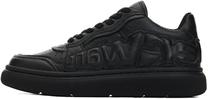(Women) Alexander Wang Black Leather Low-Top Casual Shoes 30124N031001 (Women) Alexander Wang Black Leather Low-Top Casual Shoes 30124N031001