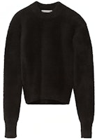 (Women) Alexander Wang Black Logo Pullover Crewneck Sweater. 4KC4211036-001 (Women) Alexander Wang Black Logo Pullover Crewneck Sweater. 4KC4211036-001