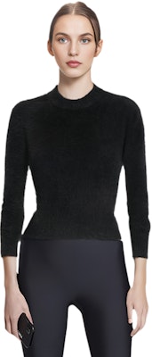 (W) 亞歷山大王黑色標誌圓領套頭毛衣。 4KC4211036-001 Purchase (W) 亞歷山大王黑色標誌圓領套頭毛衣。 4KC4211036-001