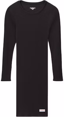 (W) Alexander Wang Dress Hitam Slim-Fit Lengan Panjang Ribbed 8cc1246646 Buy (W) Alexander Wang Dress Hitam Slim-Fit Lengan Panjang Ribbed 8cc1246646