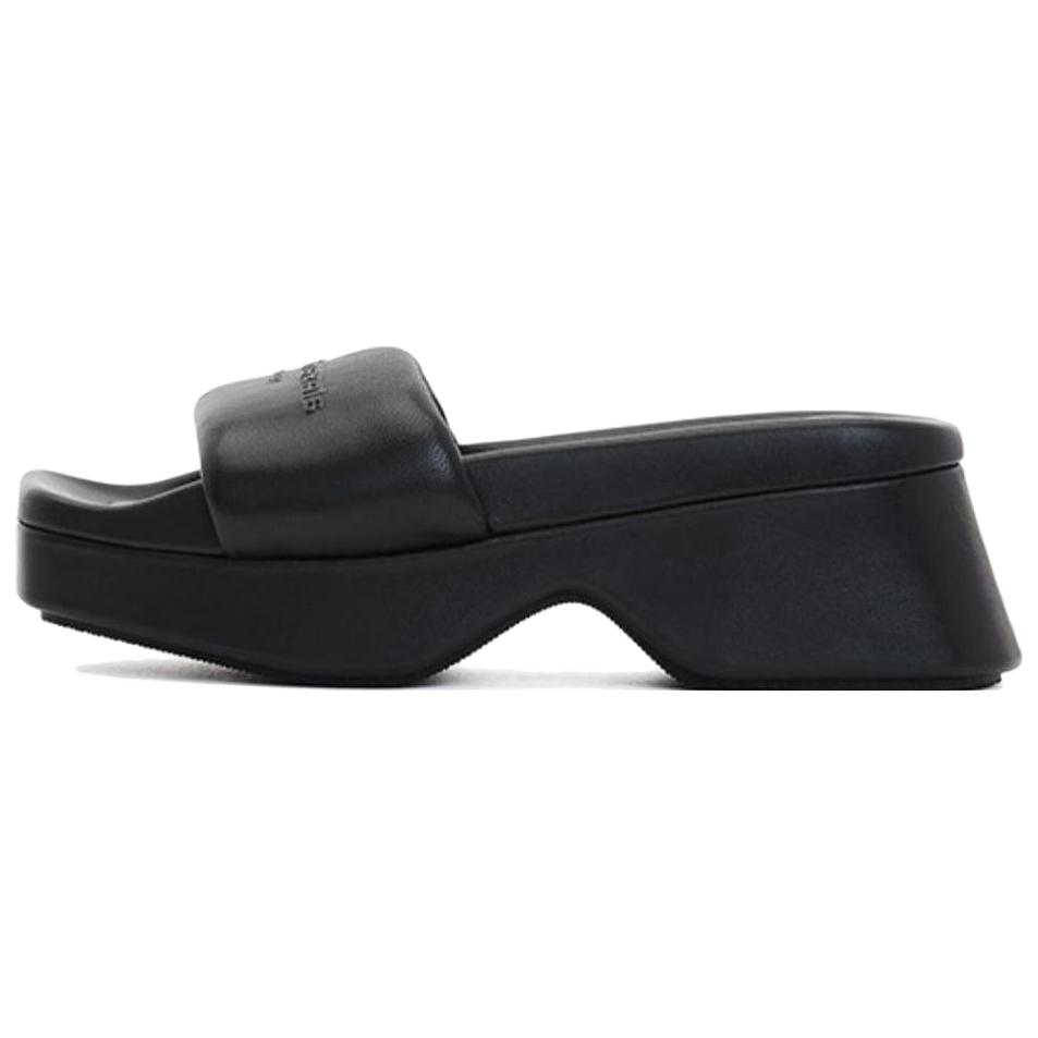 (Women) Alexander Wang Black Slide Sandals 6.5cm - Stylish and Versatile 30124S028001
