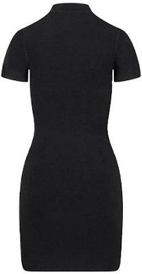 (W) Alexander Wang Dress Hitam Ketat Pendek Logo Lengan Pendek SS22 4KC2206013-001 Lookbook (W) Alexander Wang Dress Hitam Ketat Pendek Logo Lengan Pendek SS22 4KC2206013-001