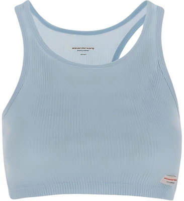 (Women) Alexander Wang Bodywear Slim Fit Logo Tank Top Light Blue 8CC2238045-475 Buy (Women) Alexander Wang Bodywear Slim Fit Logo Tank Top Light Blue 8CC2238045-475