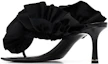 Shop (Women) Alexander Wang Celeste 65 'Leica Pleated Trim Sandals Black' 30322S030001