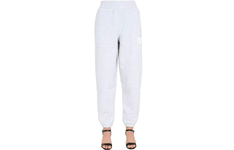 (Women) Alexander Wang Classic Logo Low-Waist Jogger Sweatpants Grey 4CC1204061-050