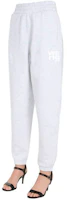 Lookbook (W) Alexander Wang Seluar Jogger Rendah Logo Klasik Kelabu 4CC1204061-050