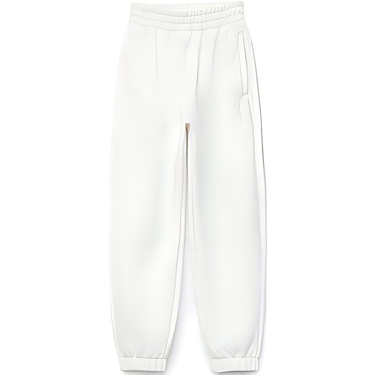 (Women) Alexander Wang Classic Logo Sweatpants White 4CC1204061-100