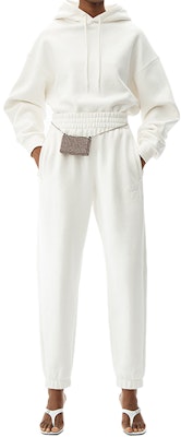 (W) Alexander Wang Celana Panjang Logo Klasik Putih 4CC1204061-100 Lookbook (W) Alexander Wang Celana Panjang Logo Klasik Putih 4CC1204061-100