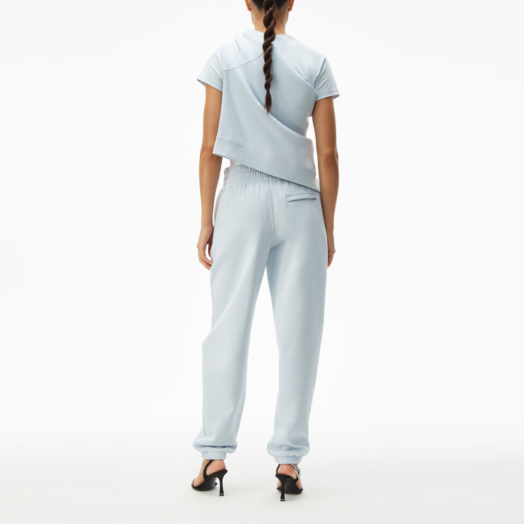 Shop (Women) Alexander Wang Classic Logo Sweatpants Women’s - Smog Blue 4CC1204061-454