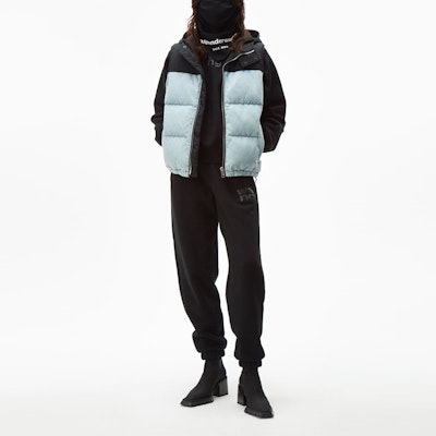 (W) アレキサンダーワン カラーブロック キルティングベスト ミックス素材 4DC1212811-281 Lookbook (W) アレキサンダーワン カラーブロック キルティングベスト ミックス素材 4DC1212811-281