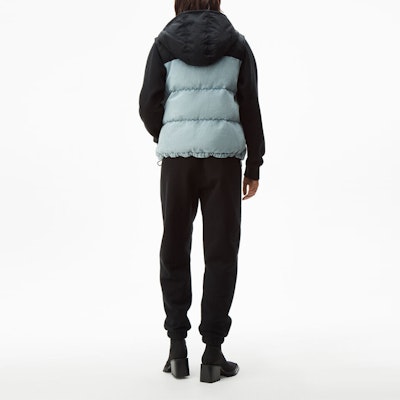 (W) アレキサンダーワン カラーブロック キルティングベスト ミックス素材 4DC1212811-281 Shop (W) アレキサンダーワン カラーブロック キルティングベスト ミックス素材 4DC1212811-281