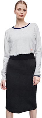 (W) Alexander Wang Crewneck Knit Lengan Panjang Abu Wanita SS24 4CC1241443-GREY Lookbook (W) Alexander Wang Crewneck Knit Lengan Panjang Abu Wanita SS24 4CC1241443-GREY