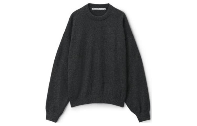 Order (W) Alexander Wang 圓領羊絨毛衣 灰黑色 1KC3231021-063