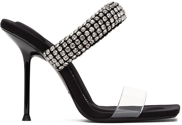 (W) Sandalias Negras con Cristales y Tiras Transparentes de Alexander Wang 30421S002001 Order (W) Sandalias Negras con Cristales y Tiras Transparentes de Alexander Wang 30421S002001