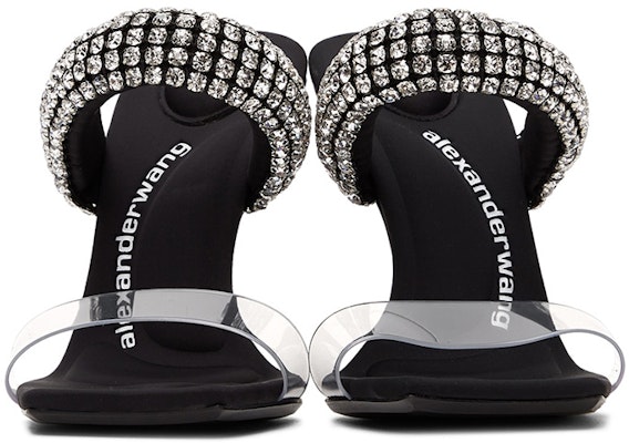(W) Sandalias Negras con Cristales y Tiras Transparentes de Alexander Wang 30421S002001 Lookbook (W) Sandalias Negras con Cristales y Tiras Transparentes de Alexander Wang 30421S002001